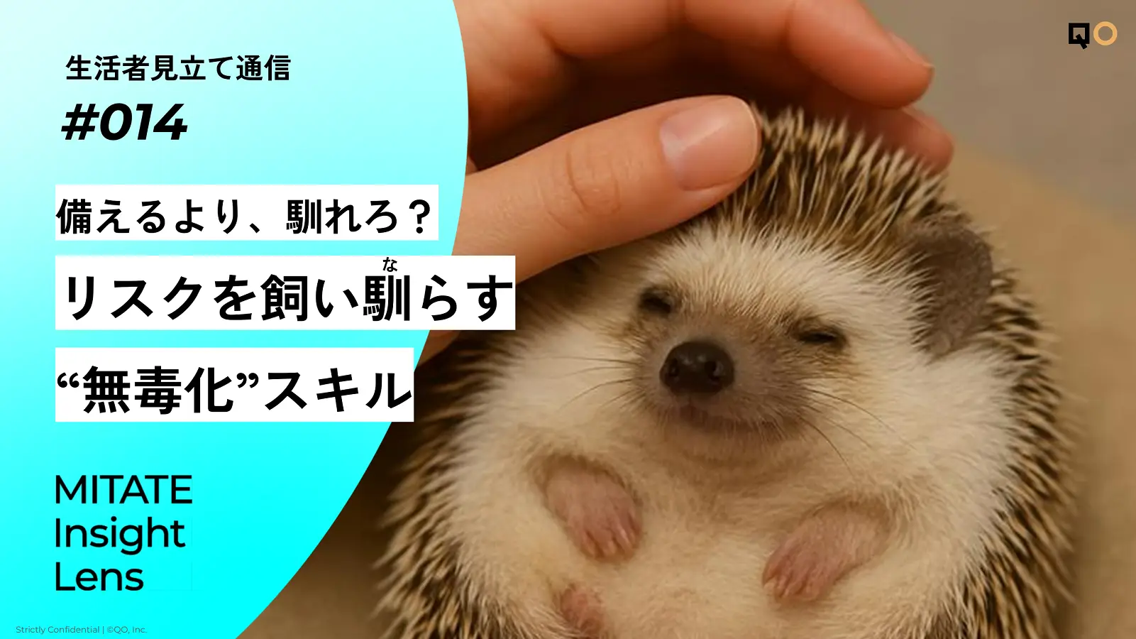 生活者見立て通信#014「備えるより、馴れろ？リスクを飼い馴らす“無毒化”スキル」