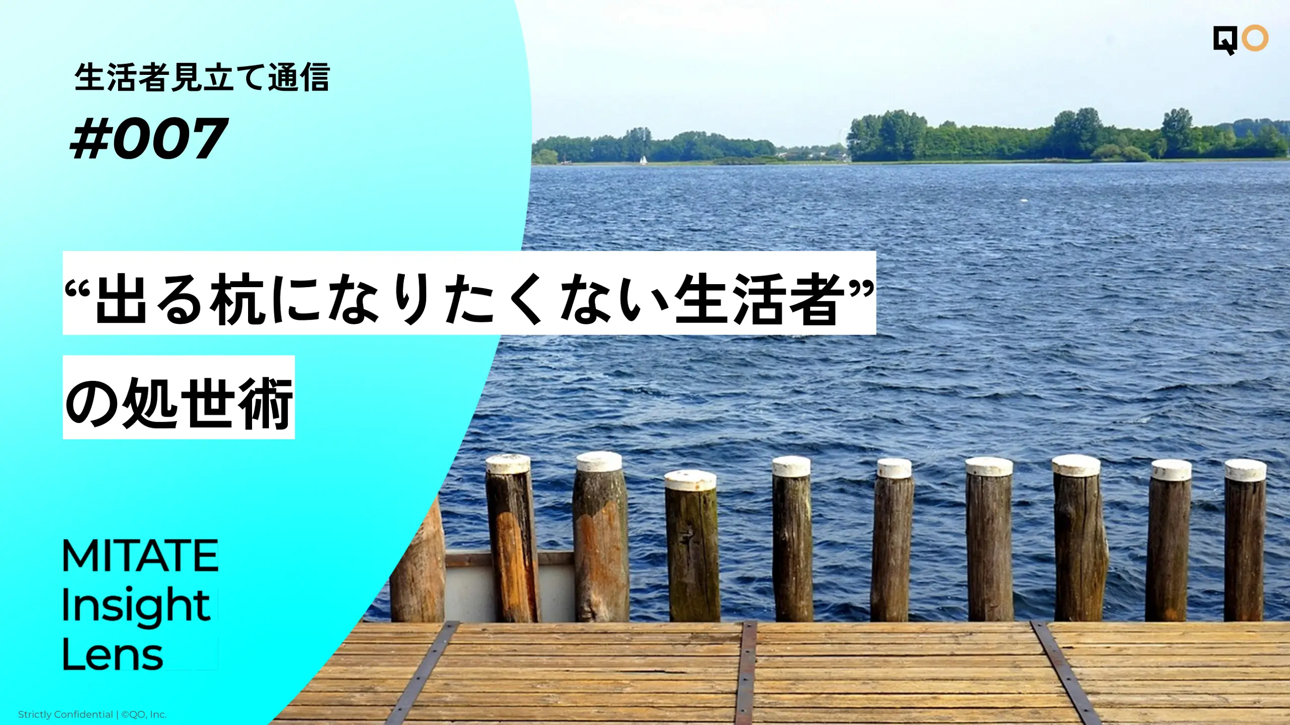 生活者見立て通信#007「“出る杭になりたくない生活者”の処世術」